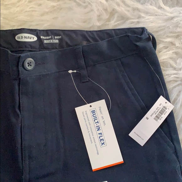 OLD NAVY Straight Built-In Flex Uniform Pants - Picture 2 of 4